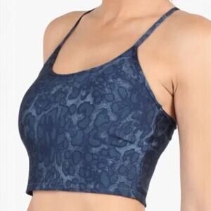 NWT Koral Leah Cheetara Sports Longline Bra Sz Small